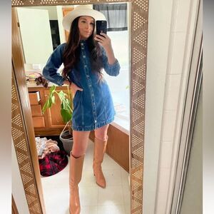 Sea NY Marble Denim Dress size 2